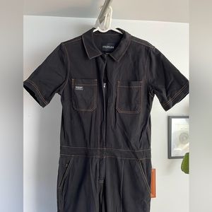 Wildfang Essential Coverall, Black, size medium